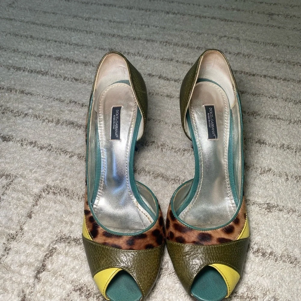 Dolce & Gabbana Multi-Color Heels EU size 39